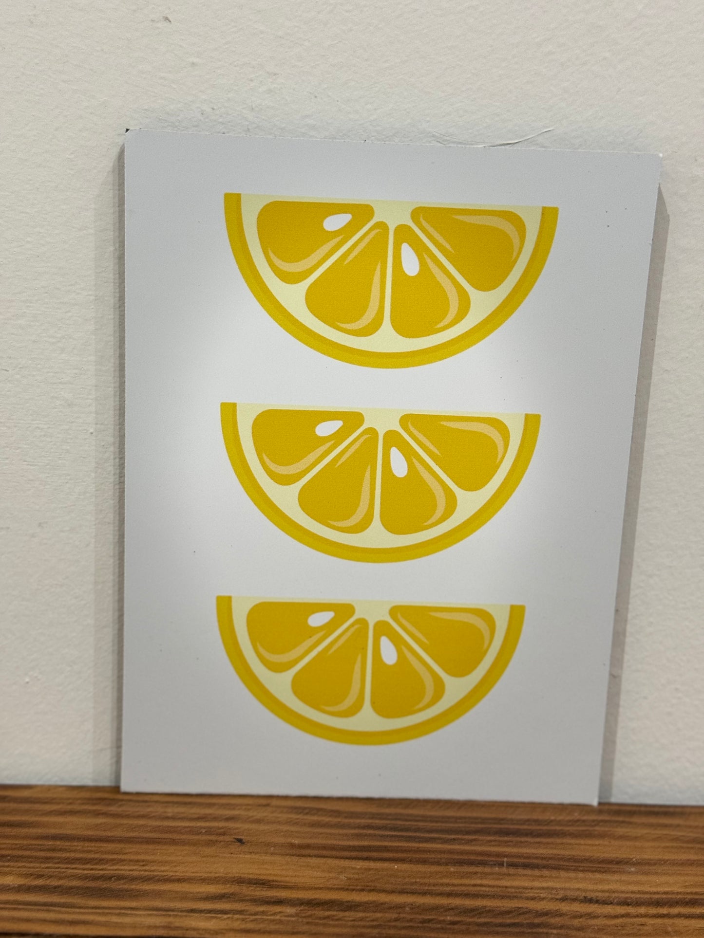 Set de impresiones de limones