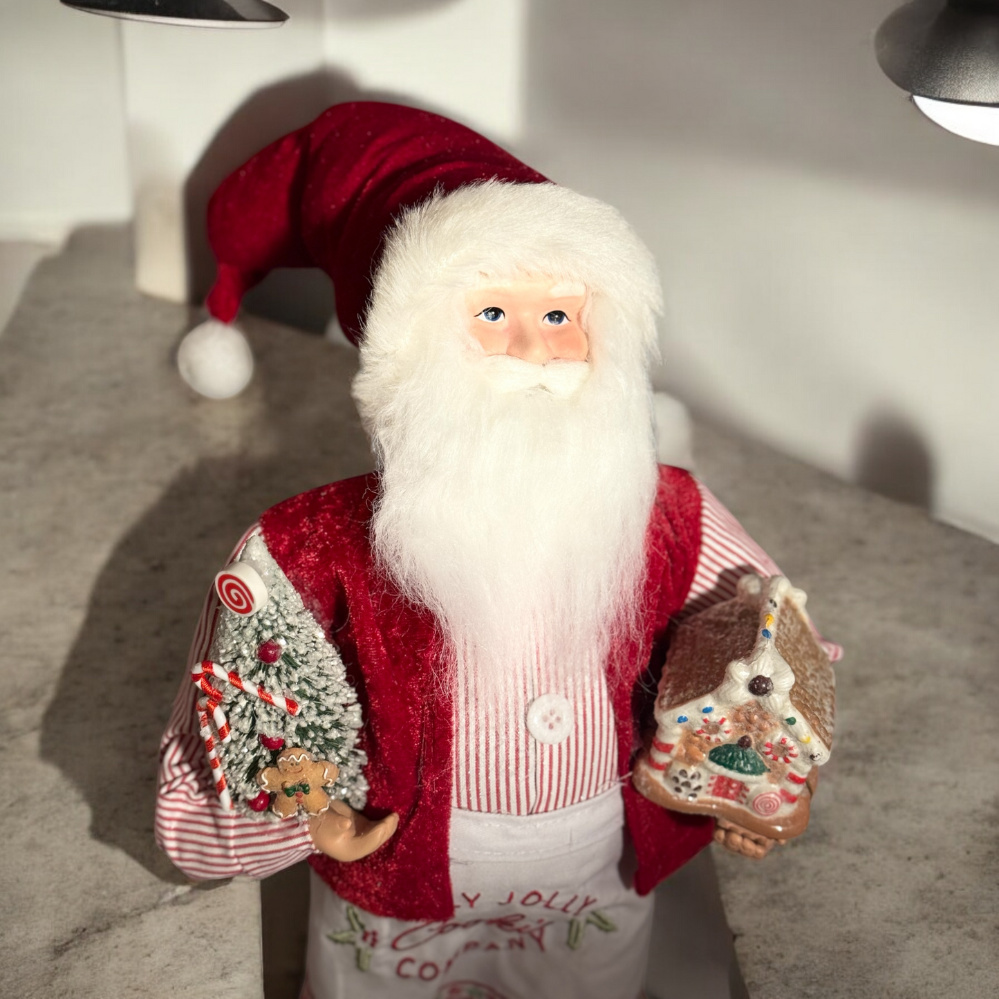 Santa Gingerbread House