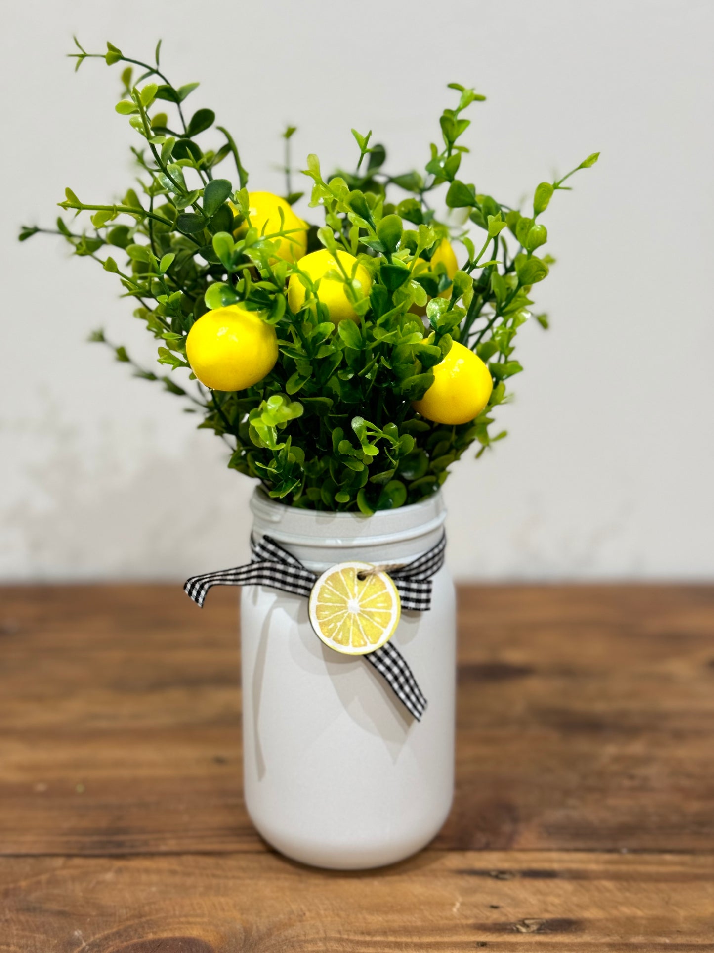 Juego mason jars limones