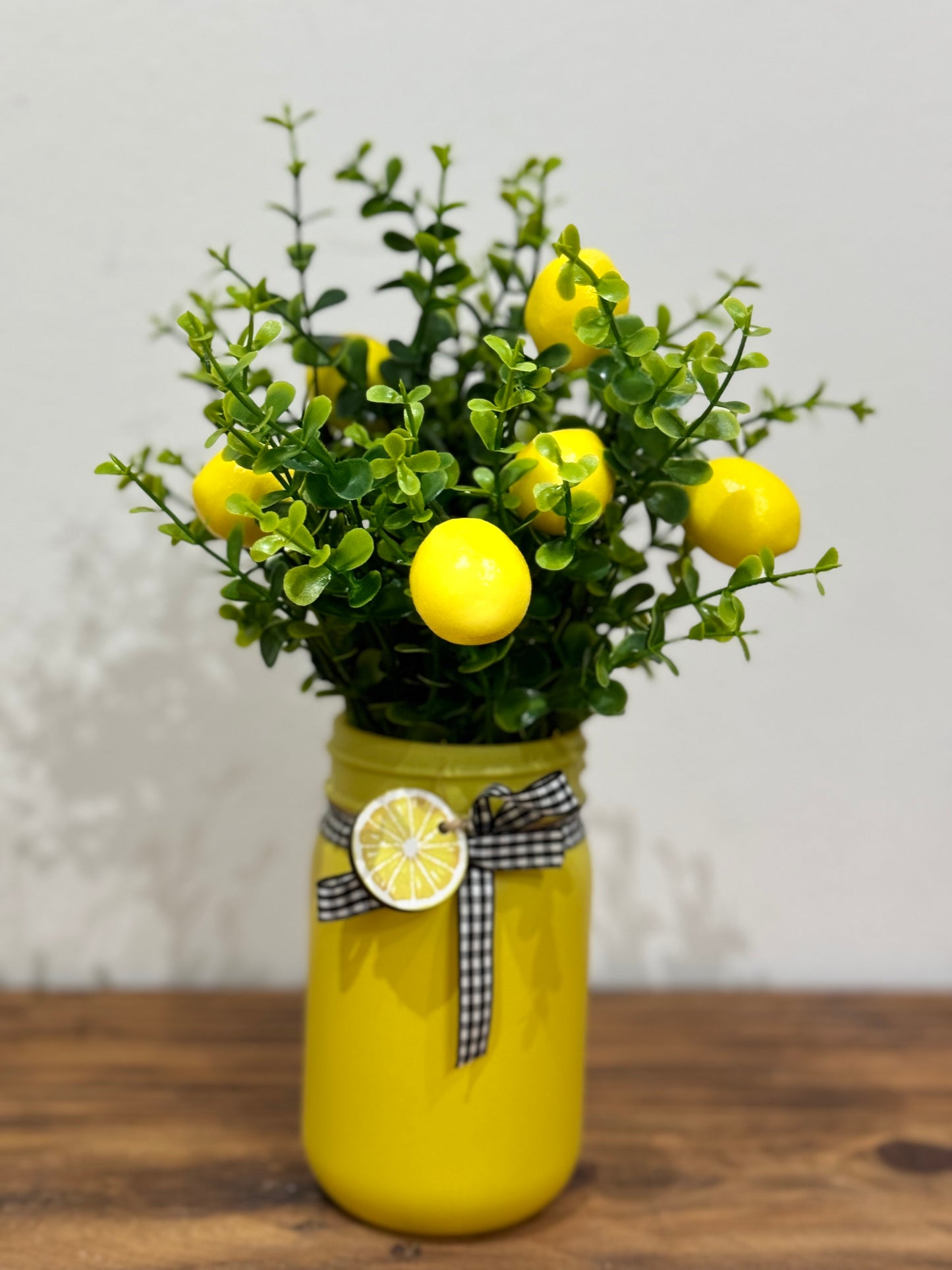 Juego mason jars limones