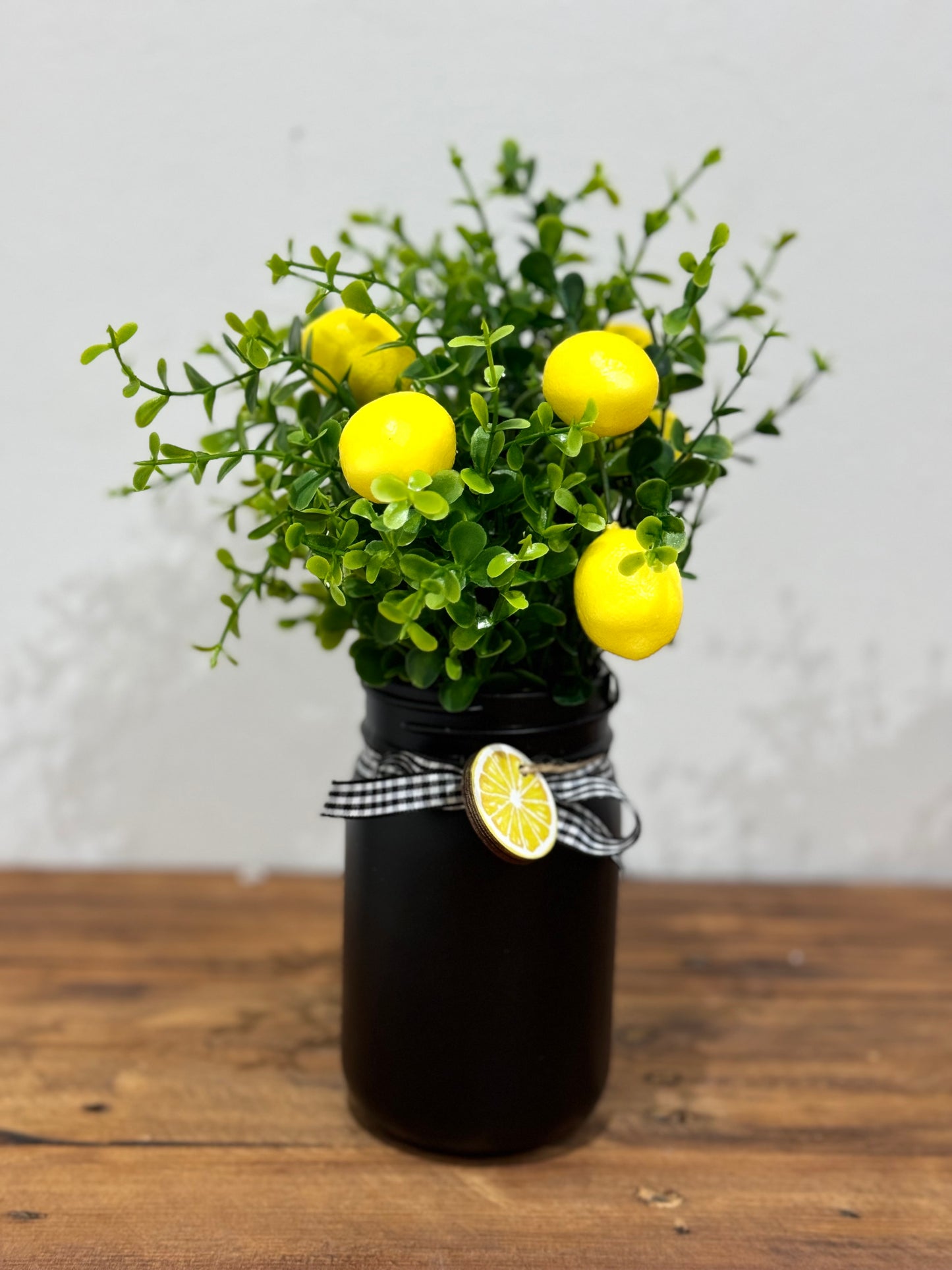 Juego mason jars limones