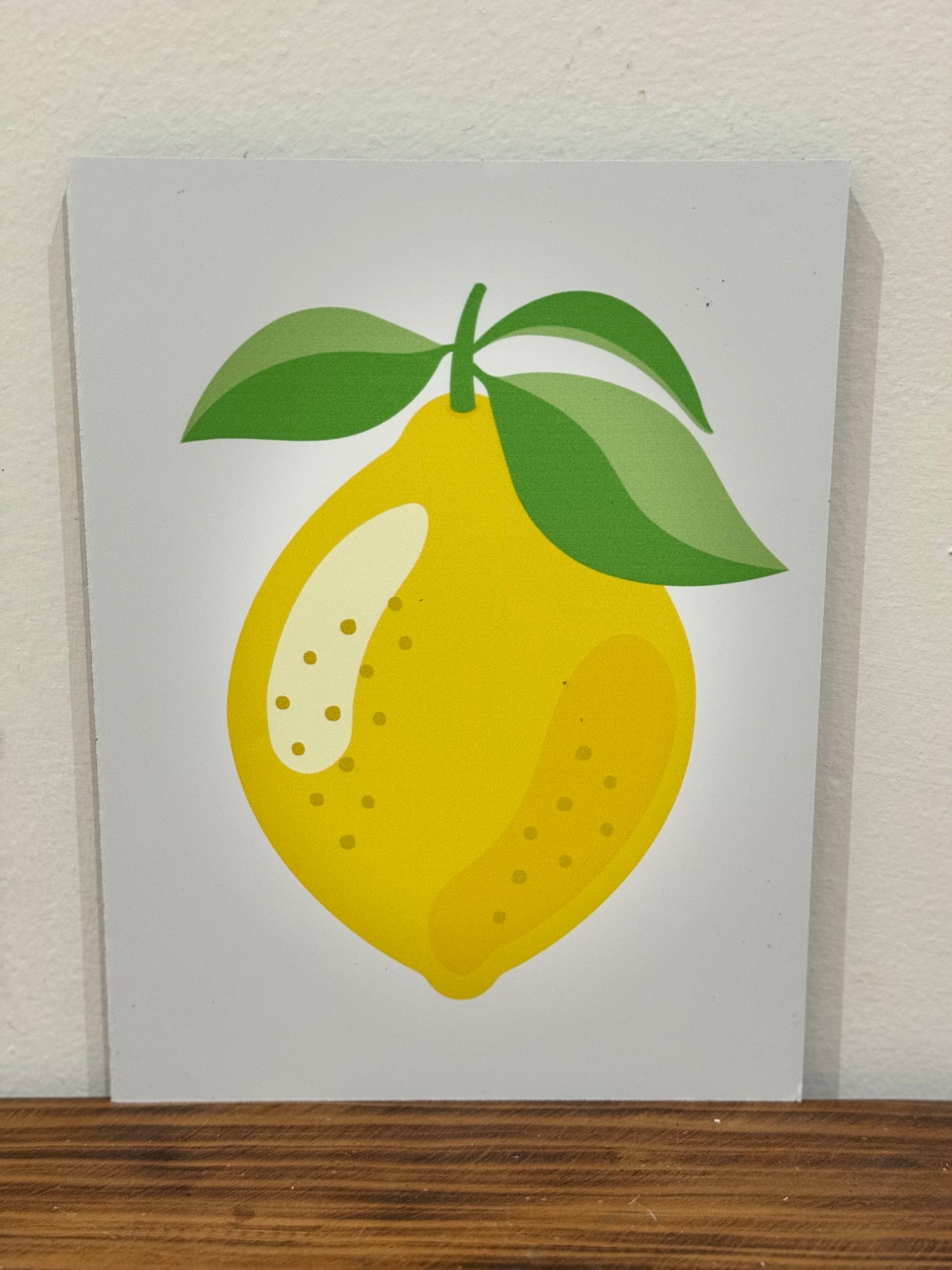 Set de impresiones de limones