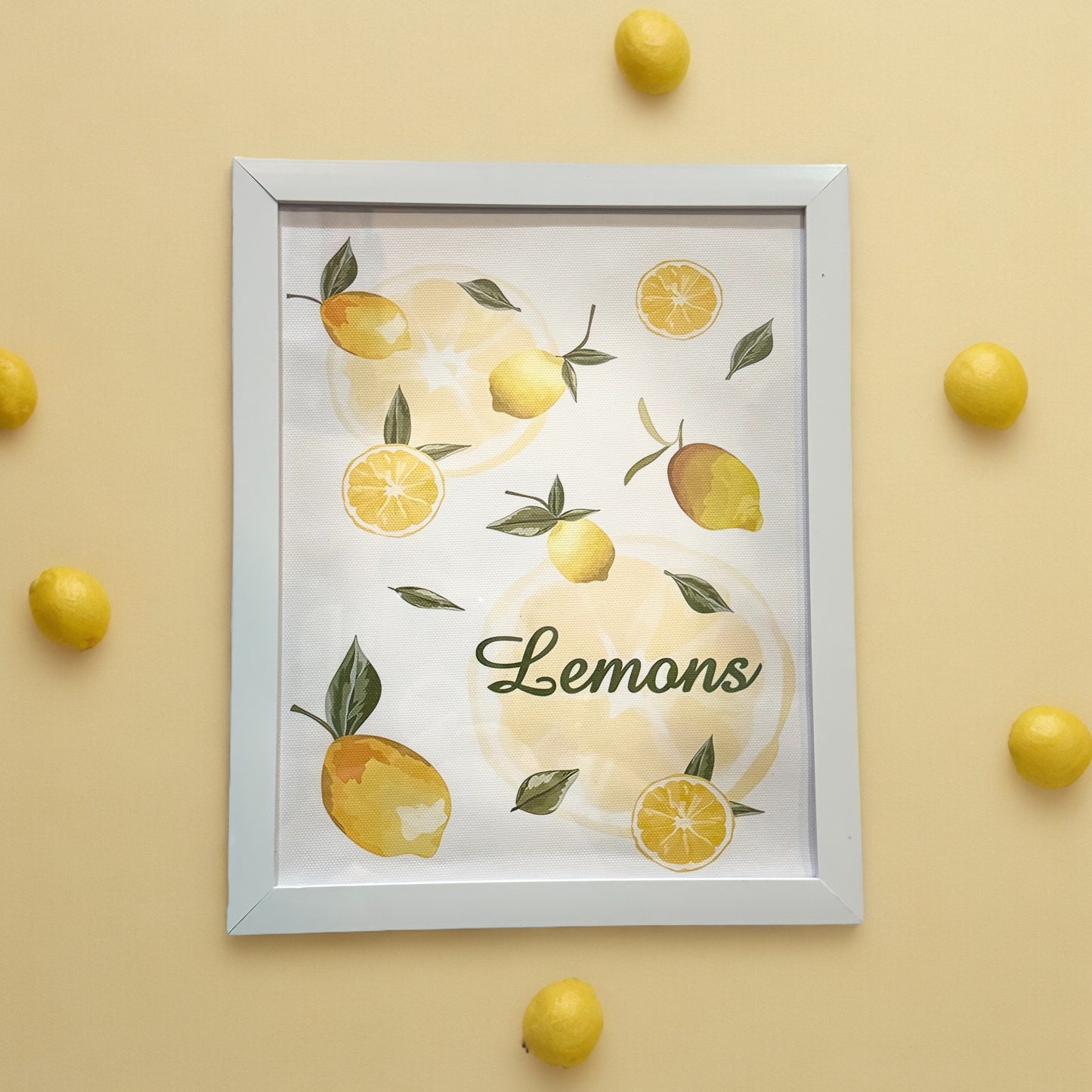 Juego impresiones limones